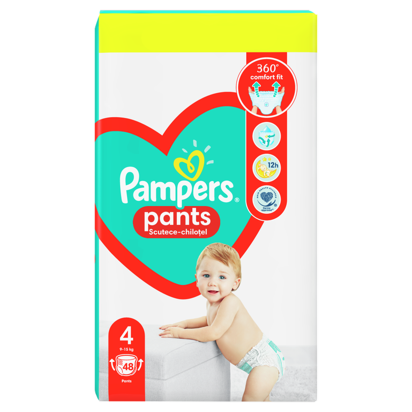 PAMPERS BABY PANTS 4 MAXI 9-15KG X 48BUC