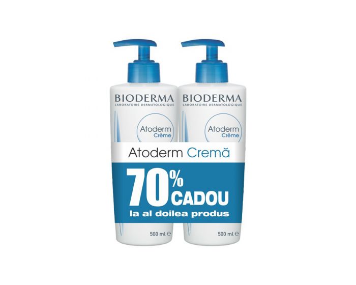 BIODERMA ATODERM CREMA 500ML PROMO 1+1 70% REDUCERE AL 2-LEA PRODUS Pret Mic Bioderma imagine noua