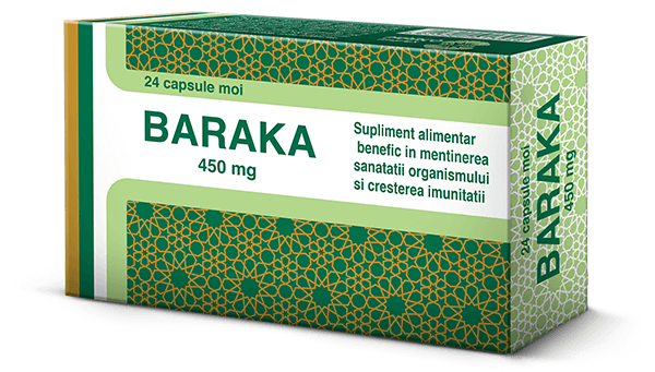 BARAKA 450MG X 24 CAPSULE Helpnet.ro