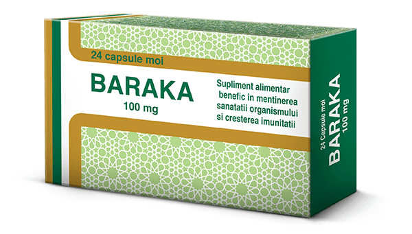 BARAKA 100MG X 24 CAPSULE Helpnet.ro