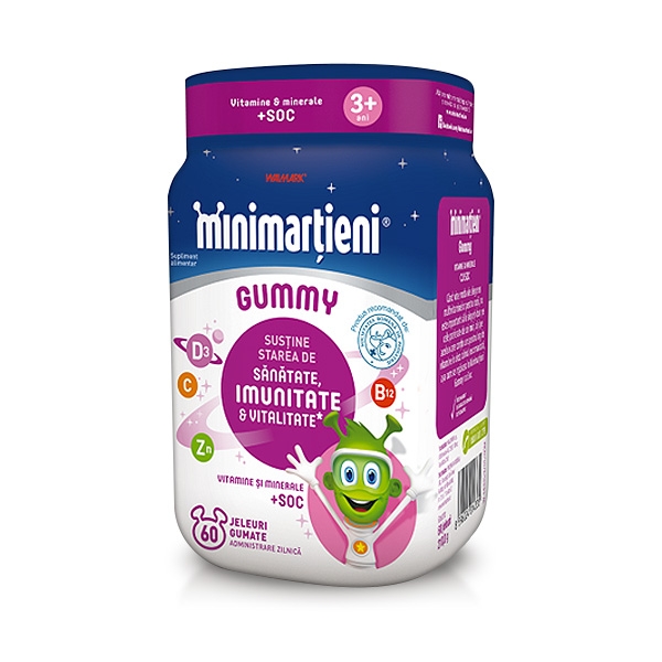 MINIMARTIENI GUMMY CU SOC 60BUC