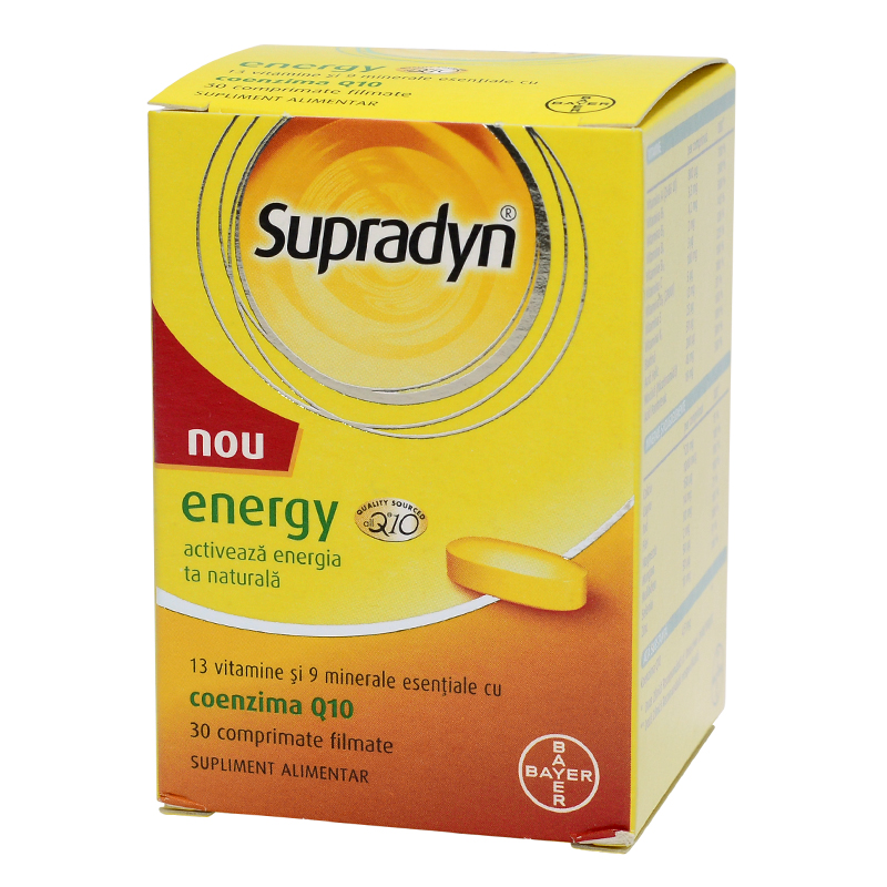 SUPRADYN ENERGY 30 COMPRIMATE FILMATE