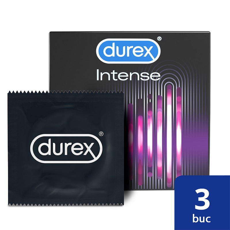 DUREX INTENSE ORGASMIC PREZERVATIV 3BUC Durex