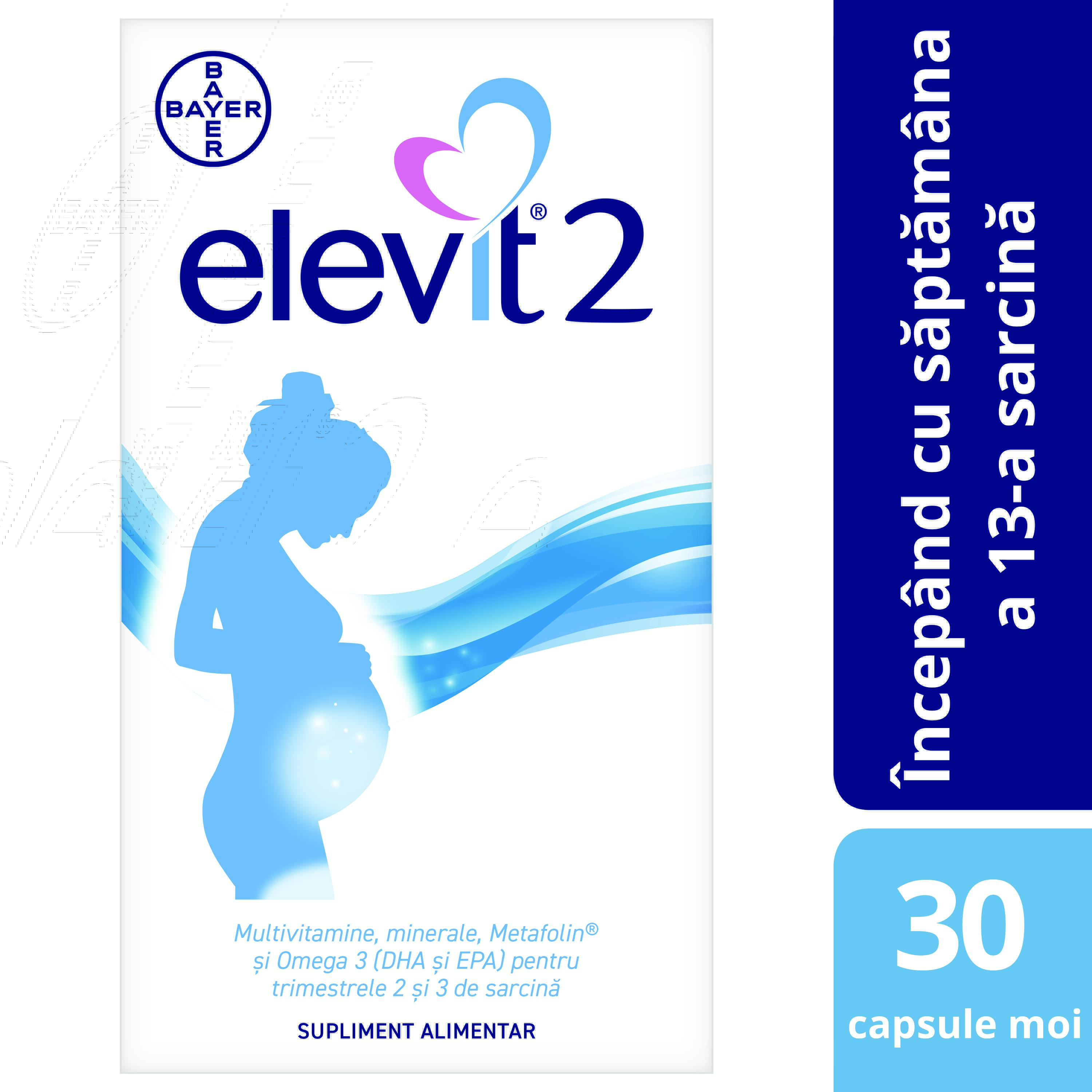 ELEVIT 2 30 CAPSULE MOI Bayer imagine teramed.ro