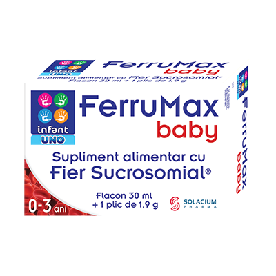 INFANT UNO FERRUMAX BABY 30ML Helpnet.ro imagine teramed.ro