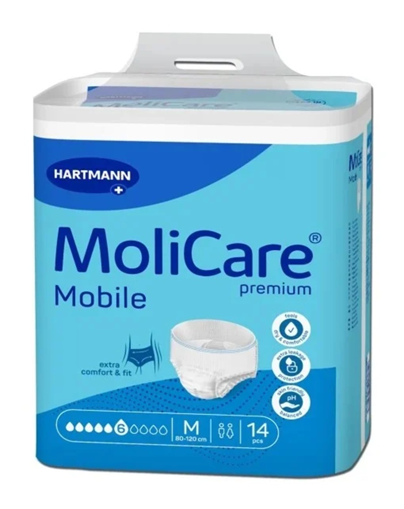 HARTMANN MOLICARE PREMIUM MOBILE 6 PICATURI MARIMEA M 14BUC