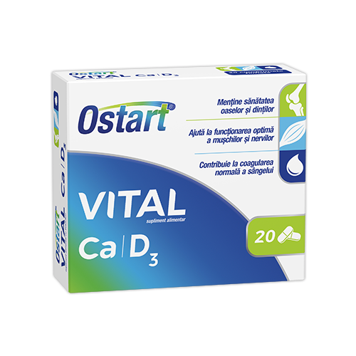 OSTART VITAL CA+D3 20 COMPRIMATE FILMATE