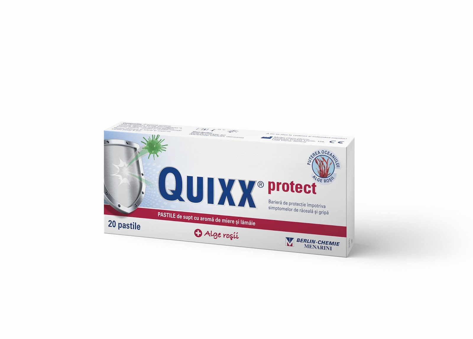 QUIXX PROTECT 20 PASTILE DE SUPT Berlin-Chemie imagine teramed.ro