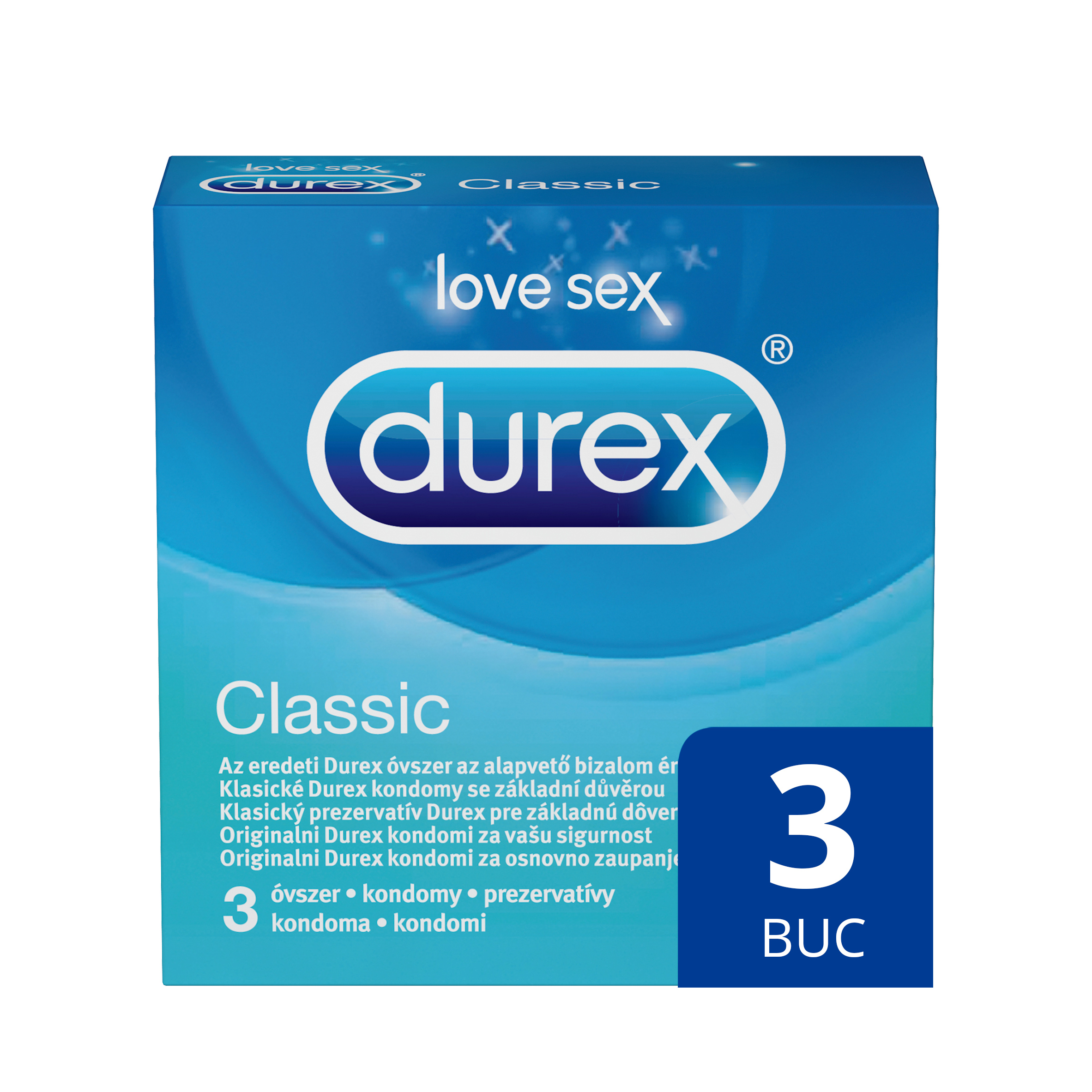DUREX CLASSIC PREZERVATIV 3BUC DUREX
