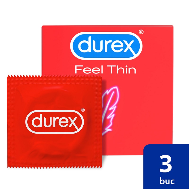 DUREX FEEL THIN PREZERVATIV 3BUC Durex