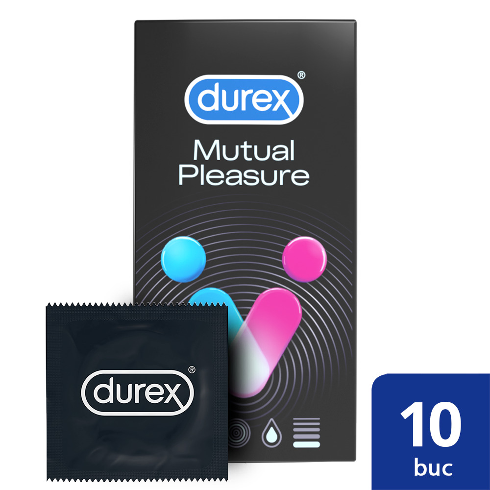 DUREX MUTUAL PLEASURE PREZERVATIV 10BUC Durex