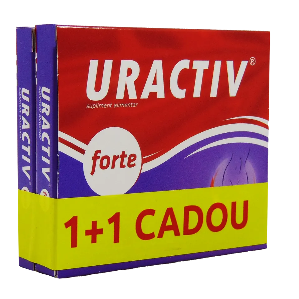 URACTIV FORTE 10 CAPSULE 1+1 CADOU helpnet imagine noua