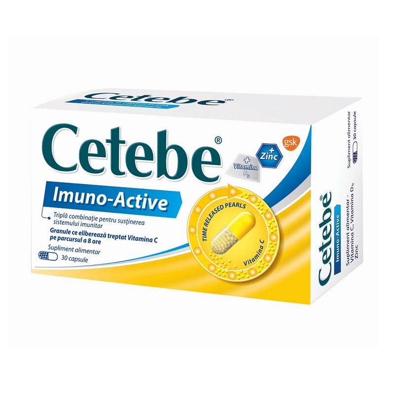 CETEBE IMUNO-ACTIVE 30 CAPSULE GSK