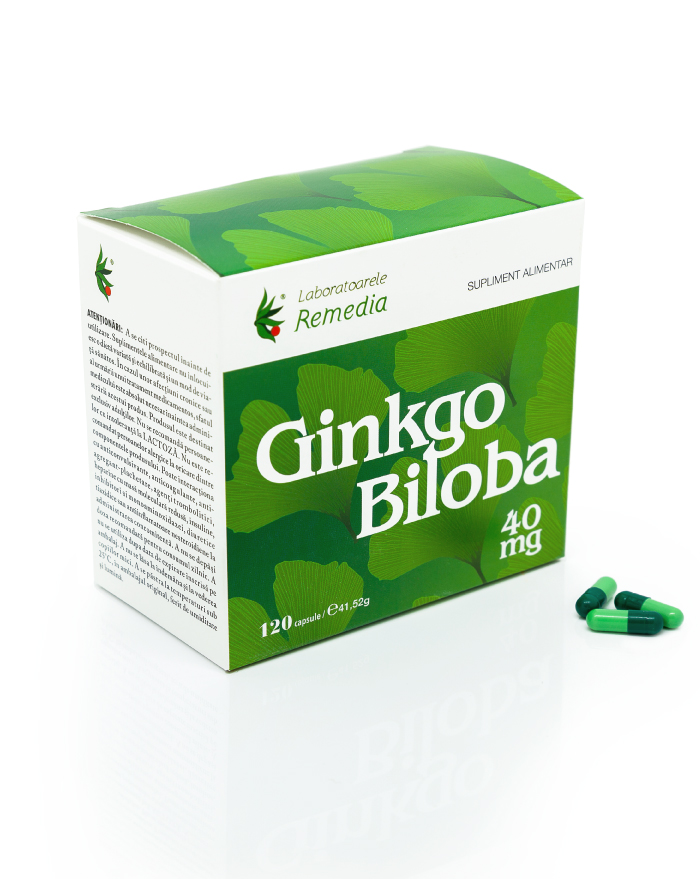 REMEDIA GINKGO BILOBA 40MG X 120 CAPSULE