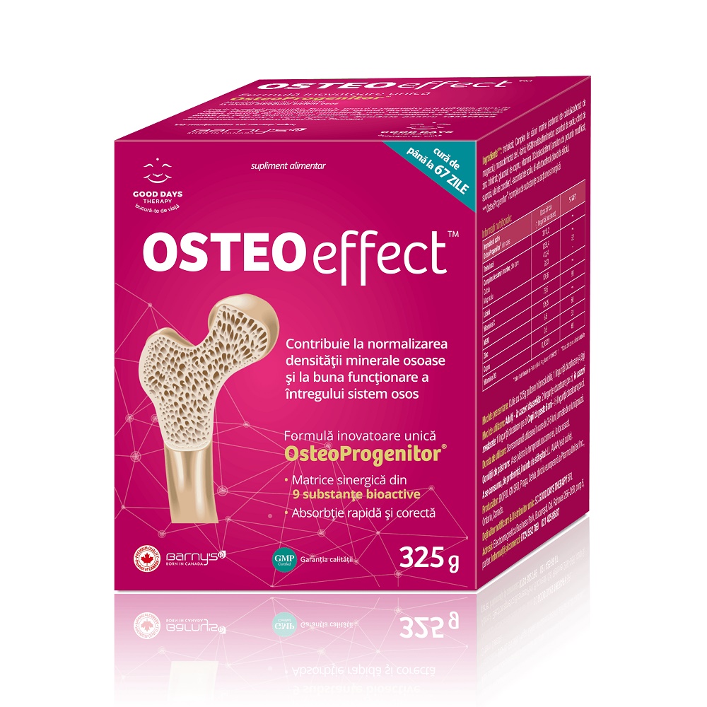 OSTEOEFFECT PULBERE 325G Good Days Therapy imagine noua