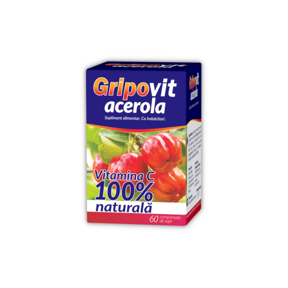 ZDROVIT GRIPOVIT ACEROLA 60 COMPRIMATE DE SUPT