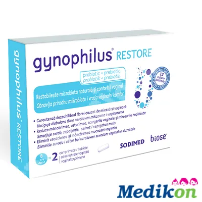 GYNOPHILUS RESTORE 2 CAPSULE VAGINALE Biose imagine noua