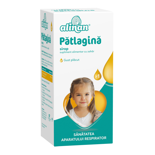 Poze ALINAN PATLAGINA SIROP 150ML Helpnet.ro