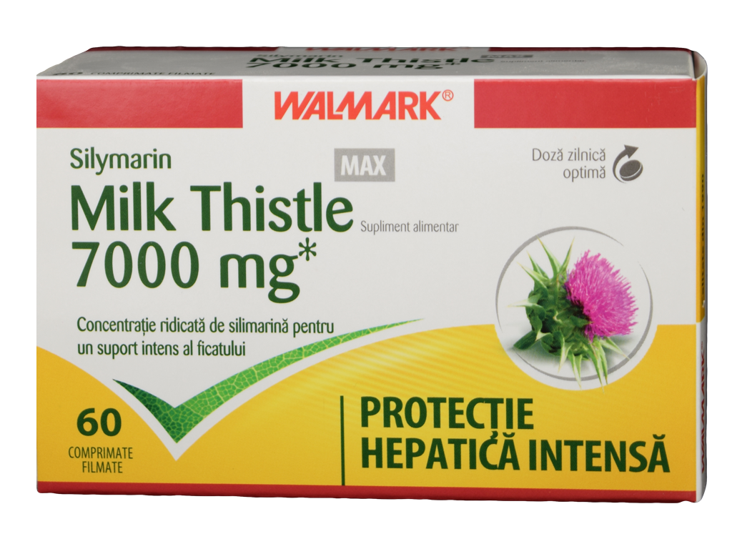 WALMARK SILYMARIN MILK THISTLE MAX 60 COMPRIMATE