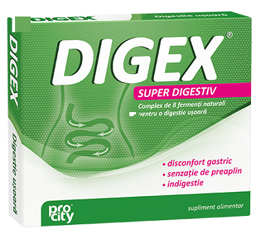 DIGEX SUPER DIGESTIV 10 CAPSULE Fiterman imagine noua