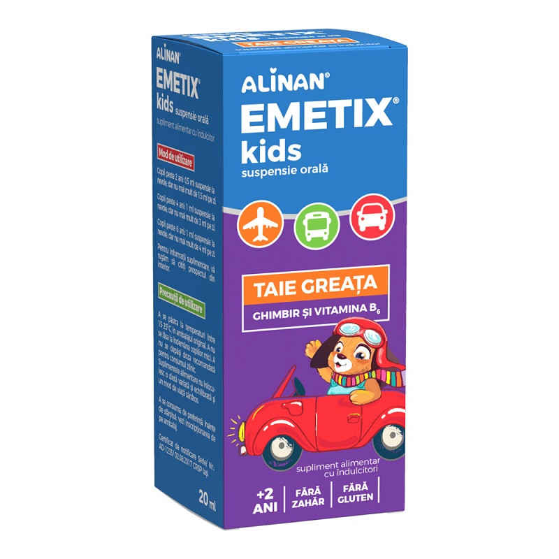 ALINAN EMETIX SUSPENSIE ORALA 20ML