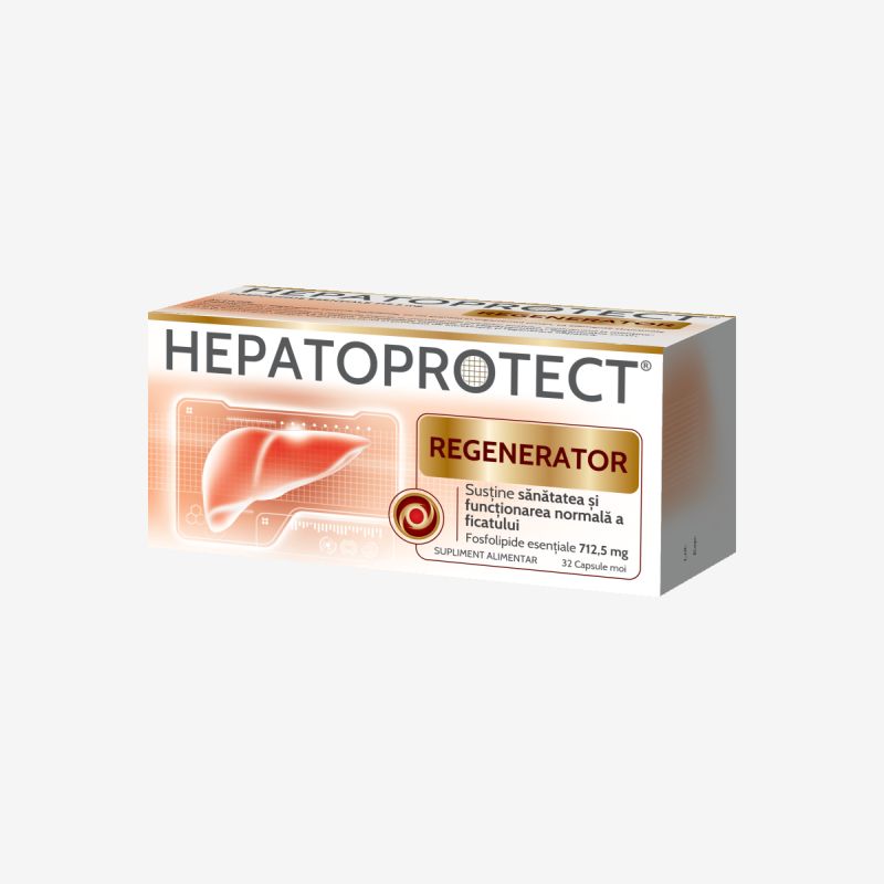 HEPATOPROTECT REGENERATOR 32 CAPSULE MOI Helpnet.ro