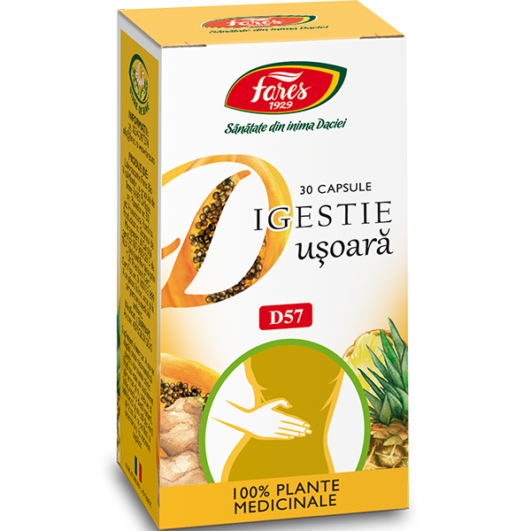 FARES DIGESTIE USOARA 30 CAPSULE