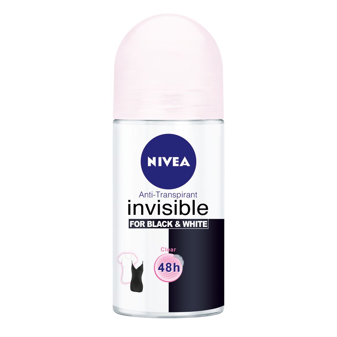 NIVEA DEO ROLL-ON WOMAN BLACK & WHITE CLEAR 50ML