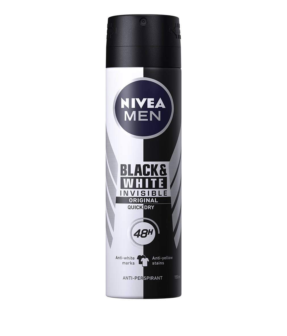 NIVEA DEO SPRAY MEN BLACK & WHITE POWER 150ML helpnet imagine noua