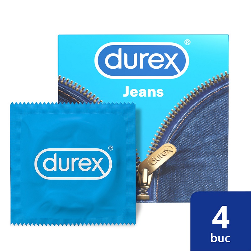 DUREX JEANS PREZERVATIV 4BUC Durex