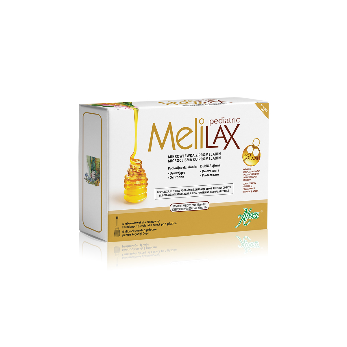 ABOCA MELILAX MICROCLISMA PEDRIATIC 6BUC X 5G Aboca imagine teramed.ro