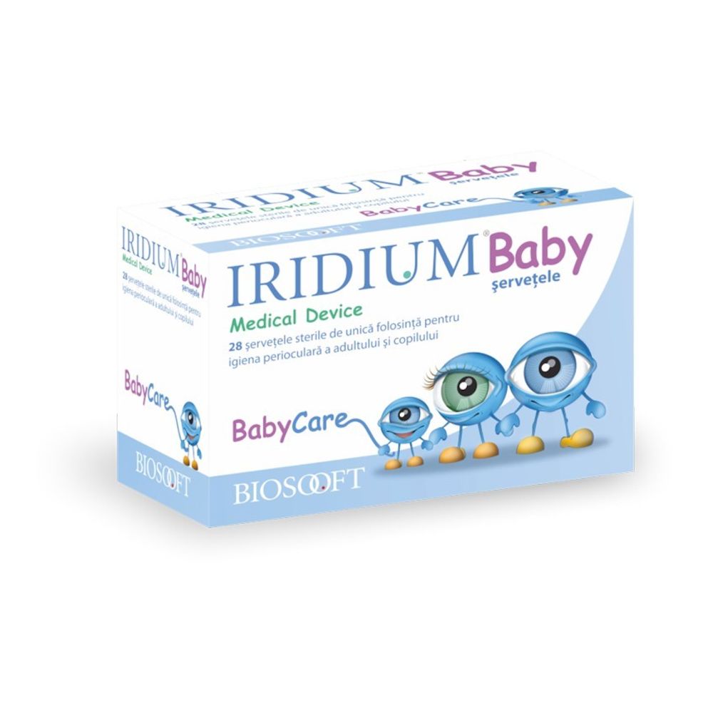 IRIDIUM BABY SERVETELE STERILE 28BUC