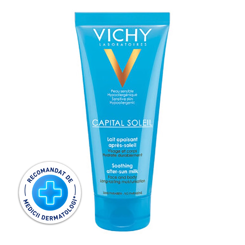 VICHY IDEAL SOLEIL LAPTE-GEL HIDRATANT DUPA PLAJA X 300ML