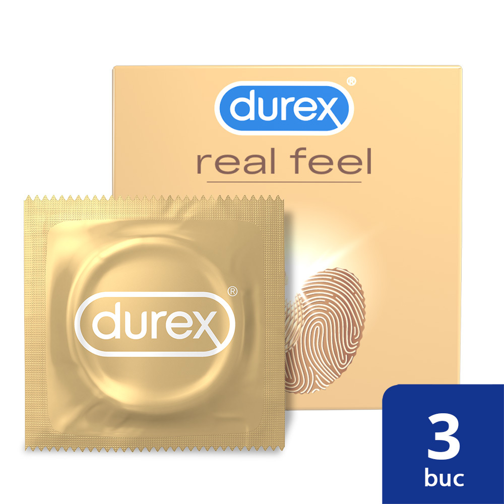 DUREX REAL FEEL PREZERVATIV 3BUC Durex imagine 2022