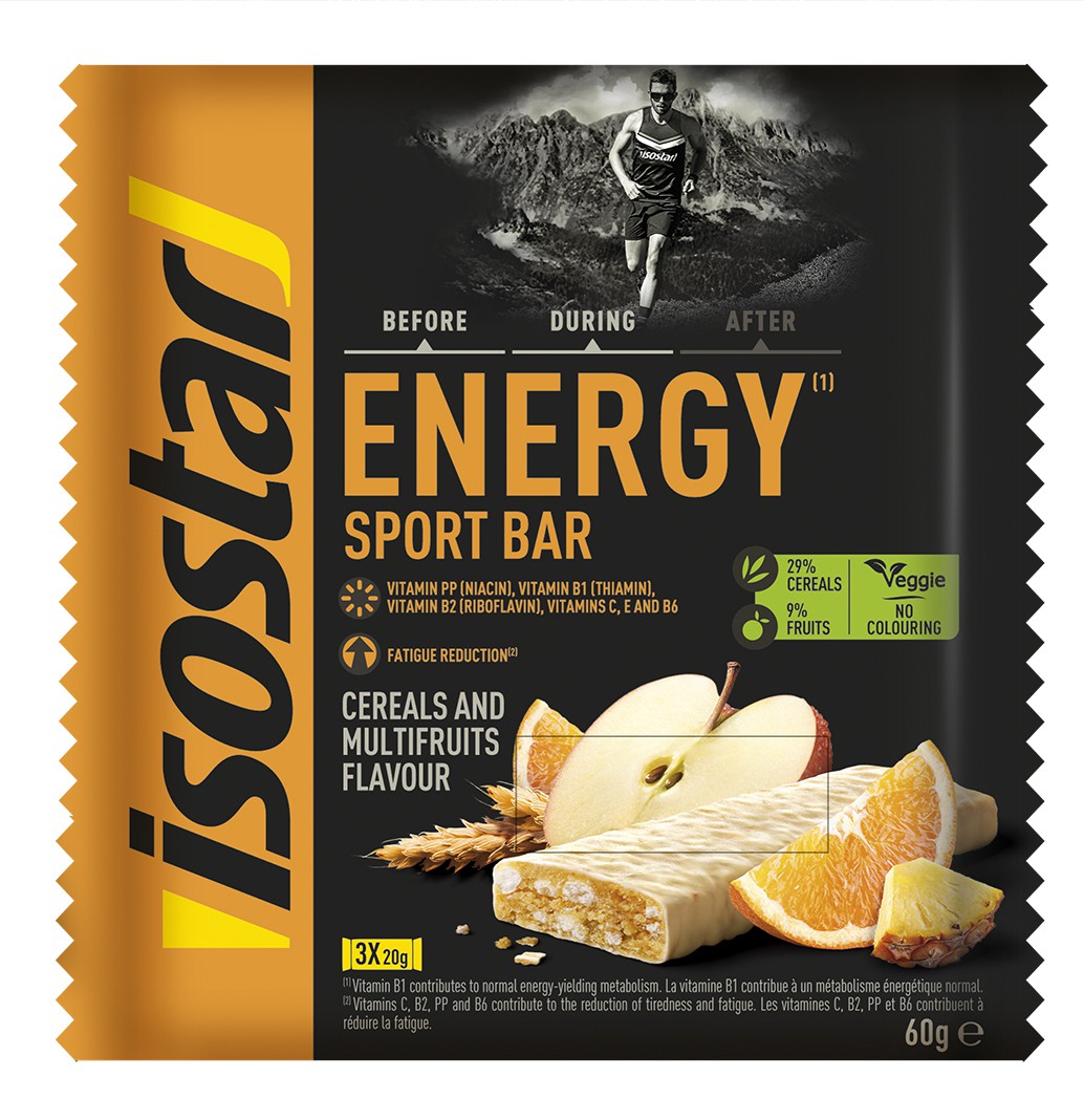 ISOSTAR MINITRIO BAR MULTIFRUCT 3X20G