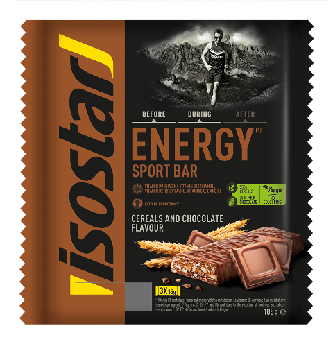 ISOSTAR HIGH ENERGY BAR CIOCOLATA 3X35G