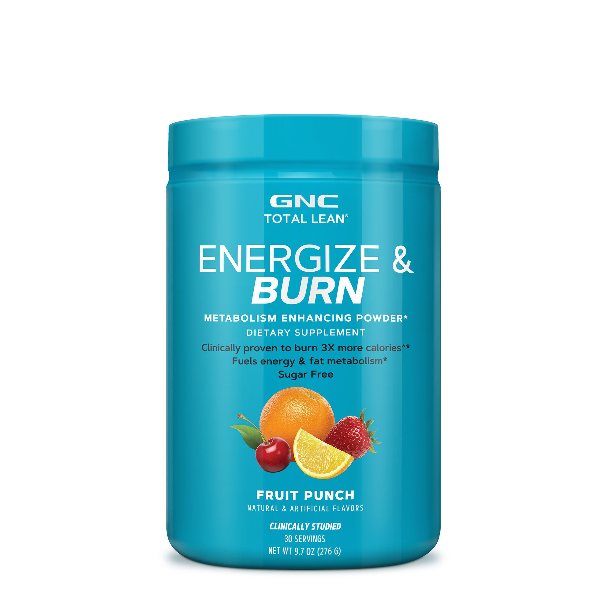 GNC TOTAL LEAN ENERGIZE - BURN FRUIT PUNCH 276G