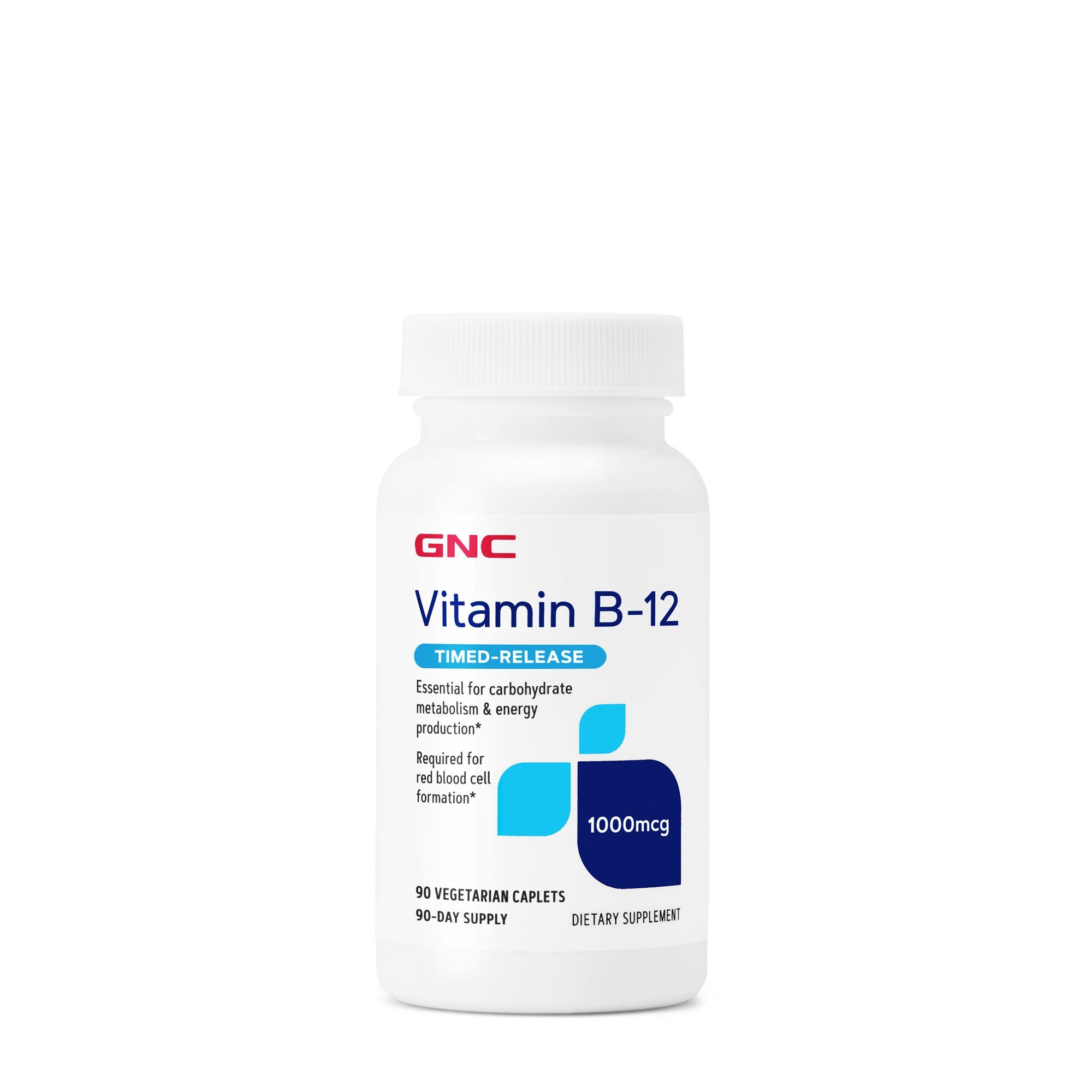 GNC VITAMINA B12 1000MCG X 90 TABLETE GNC imagine teramed.ro