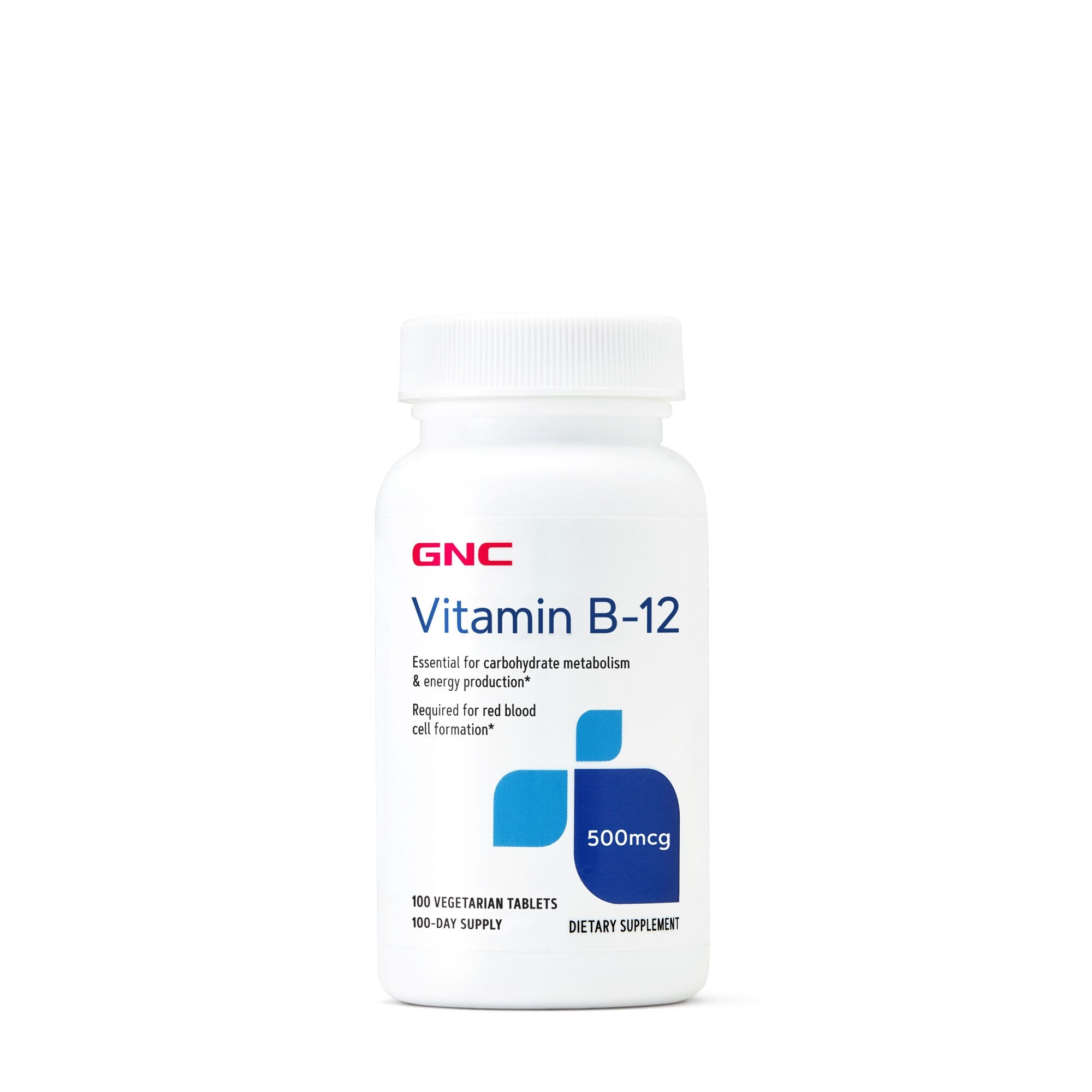 GNC VITAMIN B-12 500MCG X 100 TABLETE VEGETALE Pret Mic GNC imagine noua