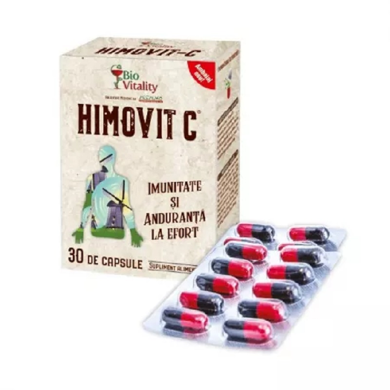 HIMOVIT C 30 CAPSULE BIO VITALITY imagine noua