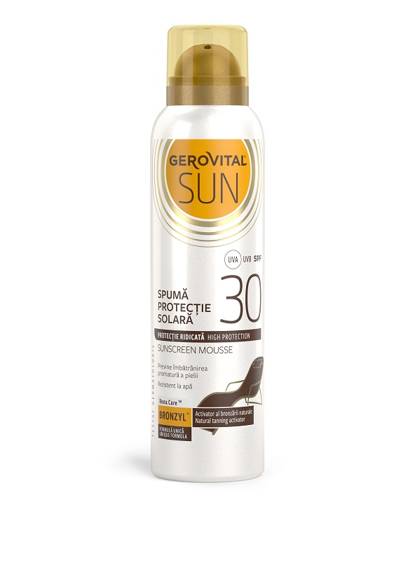 GEROVITAL SUN SPUMA PROTECTIE SOLARA SPF30 150ML