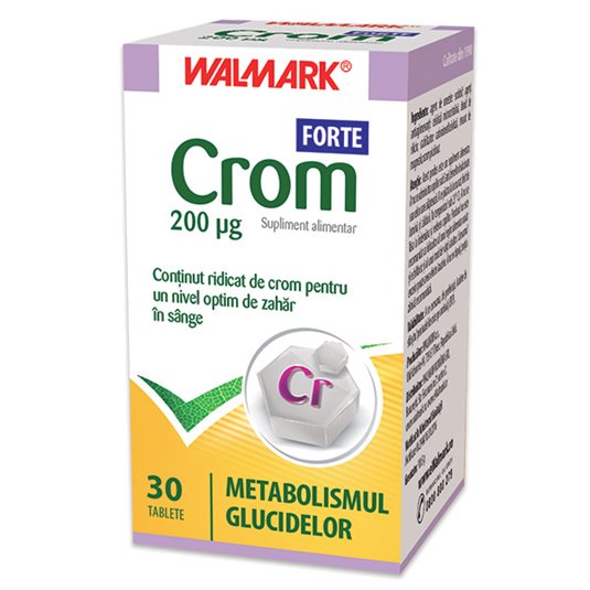 CROM FORTE 200MCG X 30 TABLETE