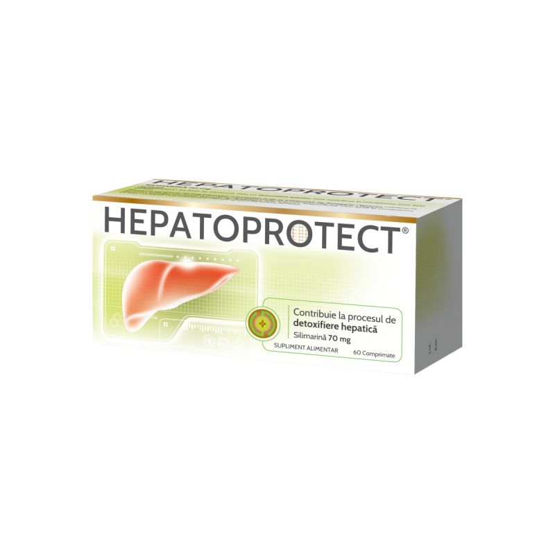 HEPATOPROTECT 60 COMPRIMATE Biofarm imagine teramed.ro