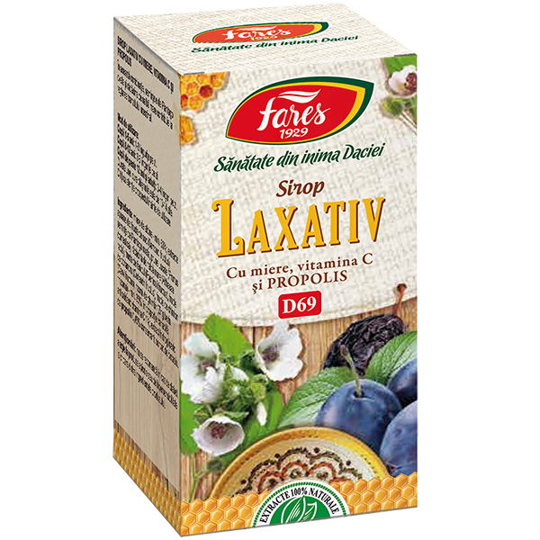 FARES LAXATIV CU MIERE SI PROPOLIS SIROP 100ML