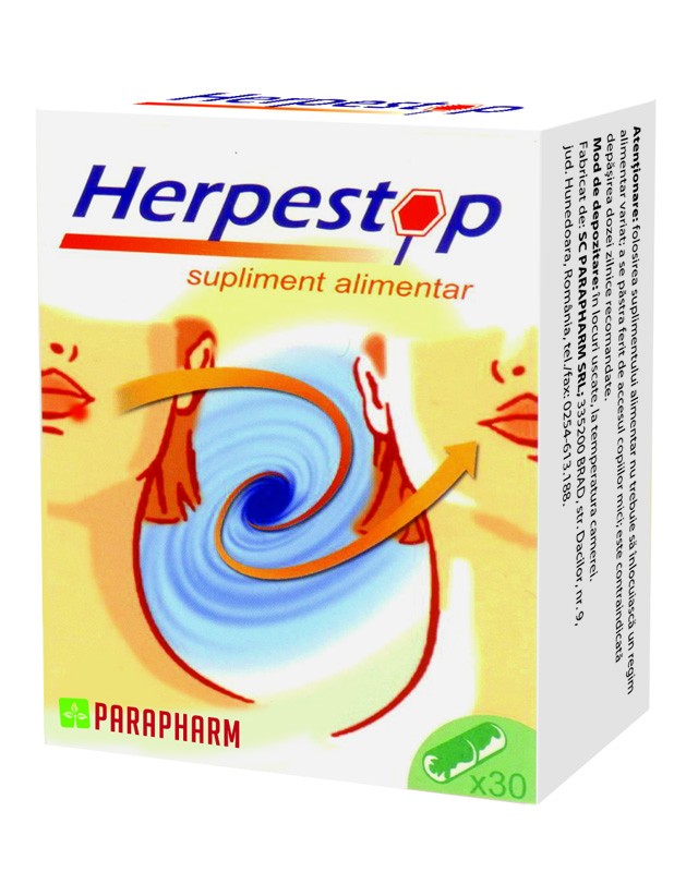 HERPESTOP 30 CAPSULE Helpnet.ro