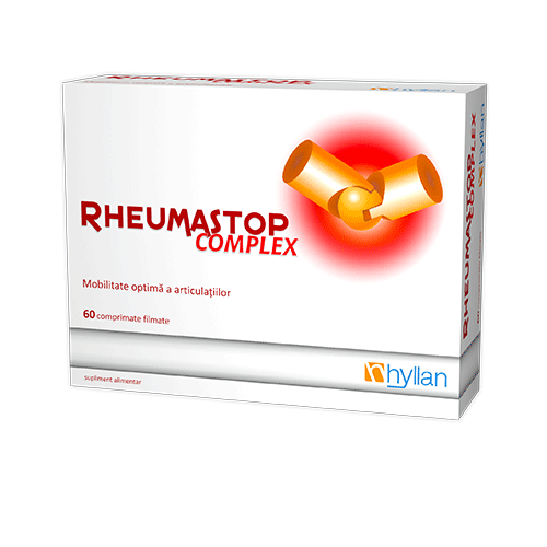 RHEUMASTOP COMPLEX 60 COMPRIMATE FILMATE Helpnet.ro