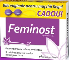 ZDROVIT FEMINOST 56 COMPRIMATE FILMATE + BILE PT EXERCITII KEGEL CADOU helpnet imagine noua